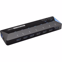 Renkforce RF-3806034 hub & concentrateur USB 3.2 Gen 1 (3.1 Gen 1) Type-B 5000 Mbit/s Noir - Vue supplémentaire 4