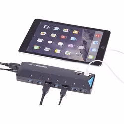 Renkforce RF-3806034 hub & concentrateur USB 3.2 Gen 1 (3.1 Gen 1) Type-B 5000 Mbit/s Noir - Vue supplémentaire 6