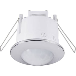 Renkforce - Détecteur de mouvements pir 1289331 intérieure plafond, encastré 360 ° relais chrome IP20
