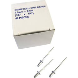 800BN24 Rivet aveugle (ø x l) 2.4 mm x 5.5 mm 40 pc(s) - Kunzer