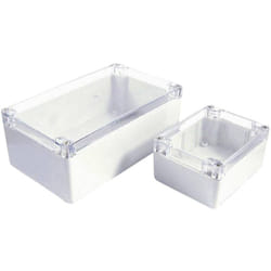 Coffret d'installation Camdenboss 7200-203C Polycarbonate gris clair (RAL 7035), transparent(e) 115 x 65 x 40 1 pc(s)