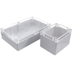 Coffret d'installation Camdenboss 7300-387C abs gris clair, transparent(e) 120 x 120 x 90 1 pc(s)