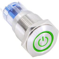 Conrad - Bouton-poussoir tru components LAS2GQF-11ET/G/12V/S/P 1303021 48 v/dc 2 a 1 x On/(On) IP65 à rappel 1 pc(s)