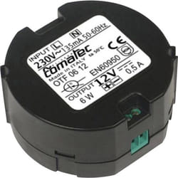 Alimentation miniature pour boîtes de dérivation Comatec OTF/06.12RA n/a 6 w 1 pc(s)