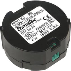 Alimentation miniature pour boîtes de dérivation Comatec OTF/06.24RA n/a 6 w 1 pc(s)
