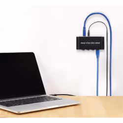 Renkforce 1318454 hub & concentrateur USB 3.2 Gen 1 (3.1 Gen 1) Type-A 5000 Mbit/s Noir