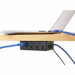 Renkforce 1318454 hub & concentrateur USB 3.2 Gen 1 (3.1 Gen 1) Type-A 5000 Mbit/s Noir - Vue supplémentaire 4