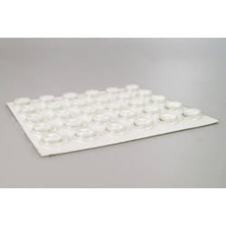 Toolcraft - Pied d'appareil 2125C60-C autocollant, rond transparent (ø x h) 12.7 mm x 3.5 mm 60 pc(s)