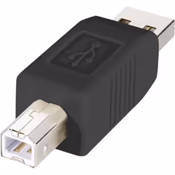 Renkforce RF-4078647, USB 2.0 A, USB 2.0 B, Noir