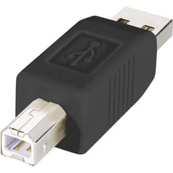 Renkforce RF-4078647 changeur de genre de câble USB 2.0 A USB 2.0 B Noir