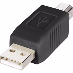 Renkforce RF-4078647 changeur de genre de câble USB 2.0 A USB 2.0 B Noir