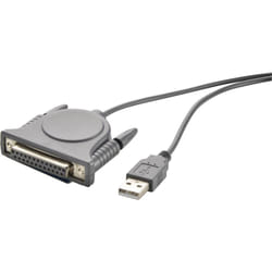 Renkforce RF-4079655 câble parallèle Gris 1,8 m