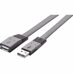 Renkforce RF-4096101, 3 m, USB A, USB A, USB 2.0, 480 Mbit/s, Noir