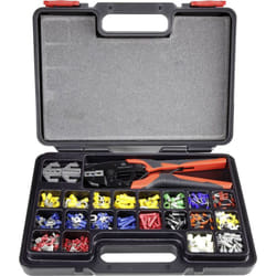 Toolcraft - Set d'outils de sertissage PZ-507 1365635 439 pièces pour cosses, pour connecteur plat, pour cosses Faston, p