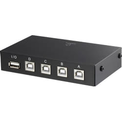 Switch USB 2.0 Renkforce 4 ports - Noir