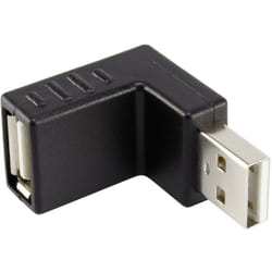 Renkforce - Adaptateur usb 2.0 [1x usb 2.0 type a mâle - 1x usb 2.0 type a femelle] - noir