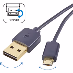 Informations techniques Fiches USB A et micro USB B utilisables dans les deux sens Informations techniques AWG : 28 Blindage  ...