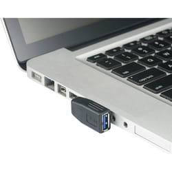 Renkforce - Adaptateur usb 3.0 [1x usb 3.0 mâle type a - 1x usb 3.0 femelle type a] - noir