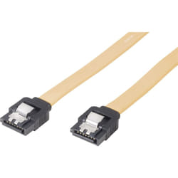Disque dur Câble de raccordement [1x sata femelle 7 pôles - 1x sata femelle 7 pôles] 0.30 m jaune Y034371 - Renkforce
