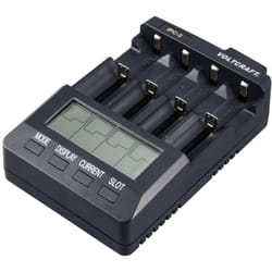 Voltcraft - Chargeur de piles rondes Li-ion, NiCd, NiMH IPC-3