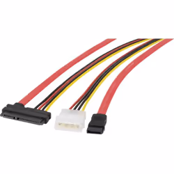 Informations techniques SATA (données) + IDE (courant) vers SATA (données + courant) Informations techniques AWG : 26/18 Blin ...