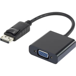Renkforce - Adaptateur DisplayPort, vga RF-4212174 [1x DisplayPort mâle - 1x vga femelle] 12.00 cm noir contacts dorés W717361