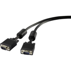 Renkforce RF-4212498 câble VGA 1,8 m VGA (D-Sub) Noir