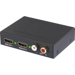 2 ports audio Extracteur [HDMI - HDMI Cinch-RCA Toslink] 1920 x 1080 Pixel SpeaKa Professional SP-AE-HDCT-2P