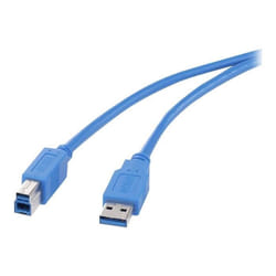 Câble USB Renkforce - USB Type A (M) vers USB Type B (M) - USB 3.0 - 50 cm - Bleu