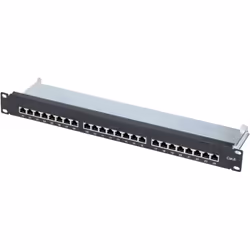 enquête Support de module avec 24 ports STP Pour le montage dans des armoires de 483 mm (19") Convient pour AWG 22 - 24 descr ...