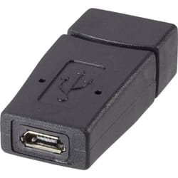 Renkforce - Adaptateur usb 2.0 rf-usba-01 - [1x usb 2.0 type a femelle - 1x usb 2.0 femelle Micro-B] - noir