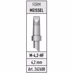 Informations techniques Forme de la panne (détails) : forme de burin Pointe Long Life M-4,2-HF pour station de soudage INDUST ...