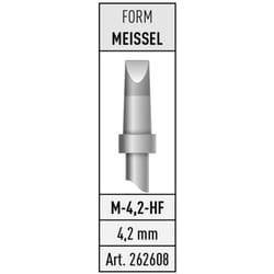 Stannol - M-4,2-HF Panne de fer à souder forme de burin Contenu 1 pc(s)