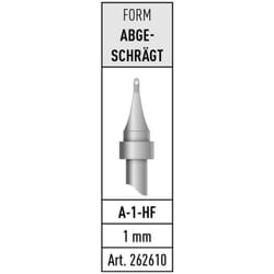 Stannol - A-1-HF Panne de fer à souder biseautée Contenu 1 pc(s)