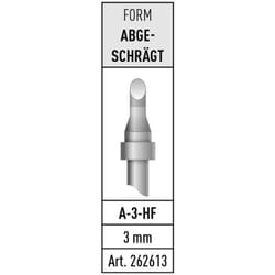 Stannol - A-3-HF Panne de fer à souder biseautée Contenu 1 pc(s)