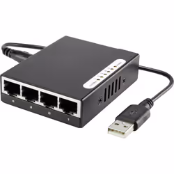 enquête Alimentation uniquement via USB Aucune autre prise n'est occupée 4 ports supplémentaires pour votre réseau Maintien p ...