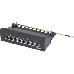 Renkforce - 8 ports Boîtier de brassage cat 6 1 uh équipé W633411