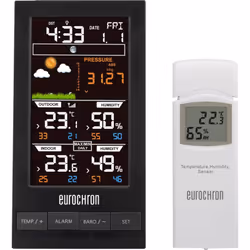 Description générale La station météo sans fil Sygnox EFWS S250 vous permet de suivre facilement les données météorologiques  ...