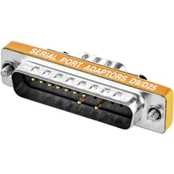 Renkforce - Adaptateur série sub-d mâle 9 pôles - sub-d mâle 25 pôles
