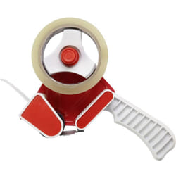 Toolcraft - Distributeur de ruban d'emballage rouge, blanc Largeur du rouleau (max.): 50 mm Longueur du rouleau (max.) 66