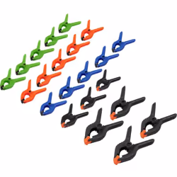 Description générale Le jeu de 22 mini serre-joints Basetech est idéal pour divers travaux de fixation, de collage et de main ...