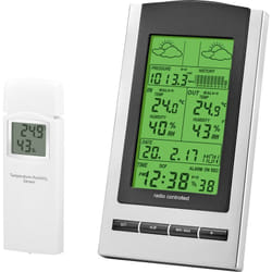 Eurochron - Station météo radiopilotée numérique 9223c3b gris foncé S269311