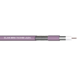 Elan - 70I136 Câble coaxial ø extérieur: 4.8 RG179 75 ω violet 25 m