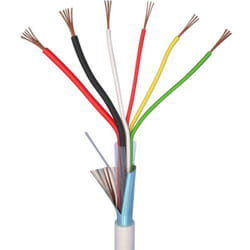Elan - 70I142 Câble d'alarme LiYY 4 x 0.22 mm² + 2 x 0.5 mm² blanc 20 m