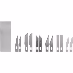 enquête TOOLCRAFT 1543988 6 types de lame en double Contenu: 1 pc(s) description Ce jeu de 12 pièces comprend des lames de qu ...