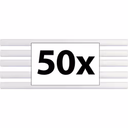 TOOLCRAFT TC-11200X50T Bâtons de colle Ø 11 mm x (L) 200 mm transparent 1000 g 50 pc(s)