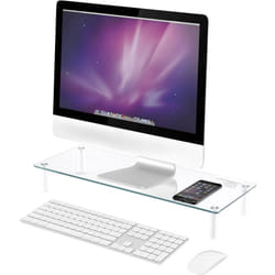 Speaka Professional - SP-MO-02 Réhausseur de moniteur Plage d'altitude: 8 cm (max) argent S328231
