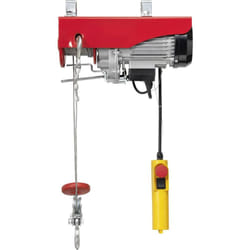 Toolcraft - 1553741 Palan électrique Capacité de charge (avec poulie) 400 kg Capacité de charge (sans poulie de guidage)