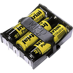Support de pile 3x LR6 (aa) MPD BA3AAPC-UL94V-0 raccordement à souder (l x l x h) 58 x 48 x 16 mm 1 pc(s)