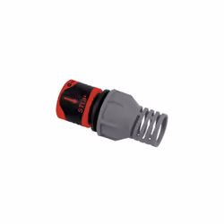Le raccord de tuyau Toolcraft avec fonction arrêt d'eau en plastique de qualité s'adapte à tous les tuyaux de jardin 19 mm (3 ...